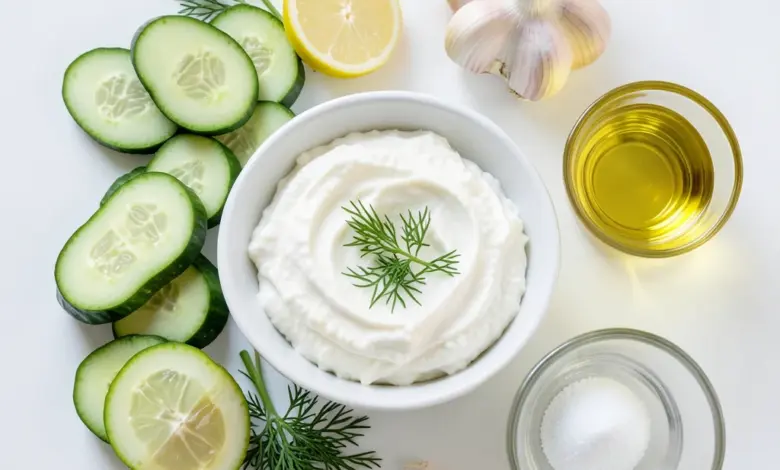 Tzaziky recept na domácí přípravu - ilustrační foto
