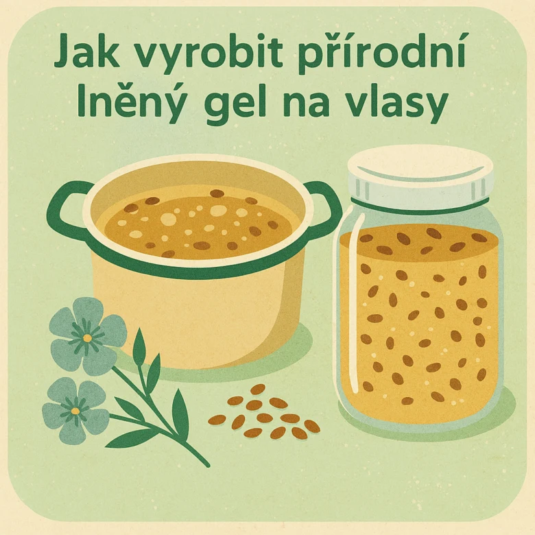 Jak vyrobit přírodní lněný gel na vlasy