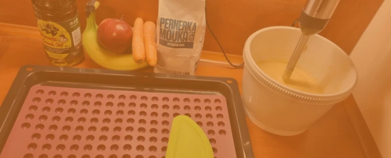 Přírodní suroviny pro domácí psí pochoutky.