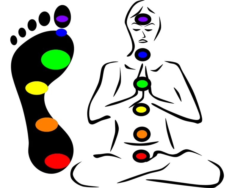 Meditace s čakrami na těle i na patách nohou